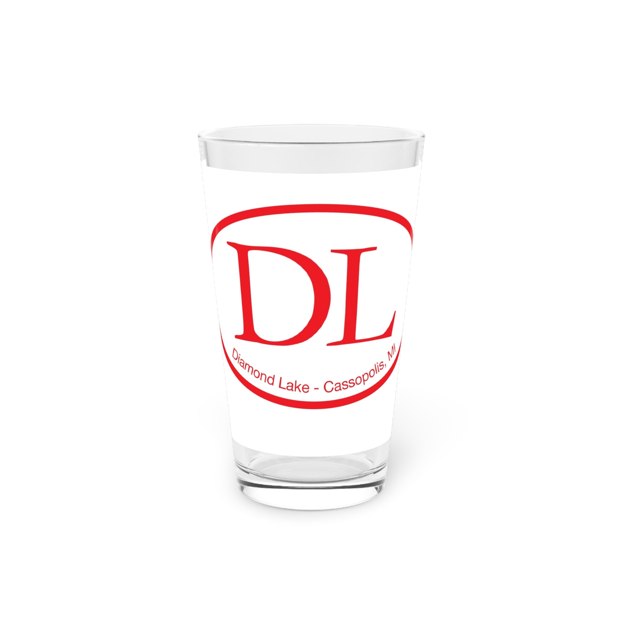 Copy of Diamond Lake 16oz Pint Glass - Custom DL Design for Home & Events