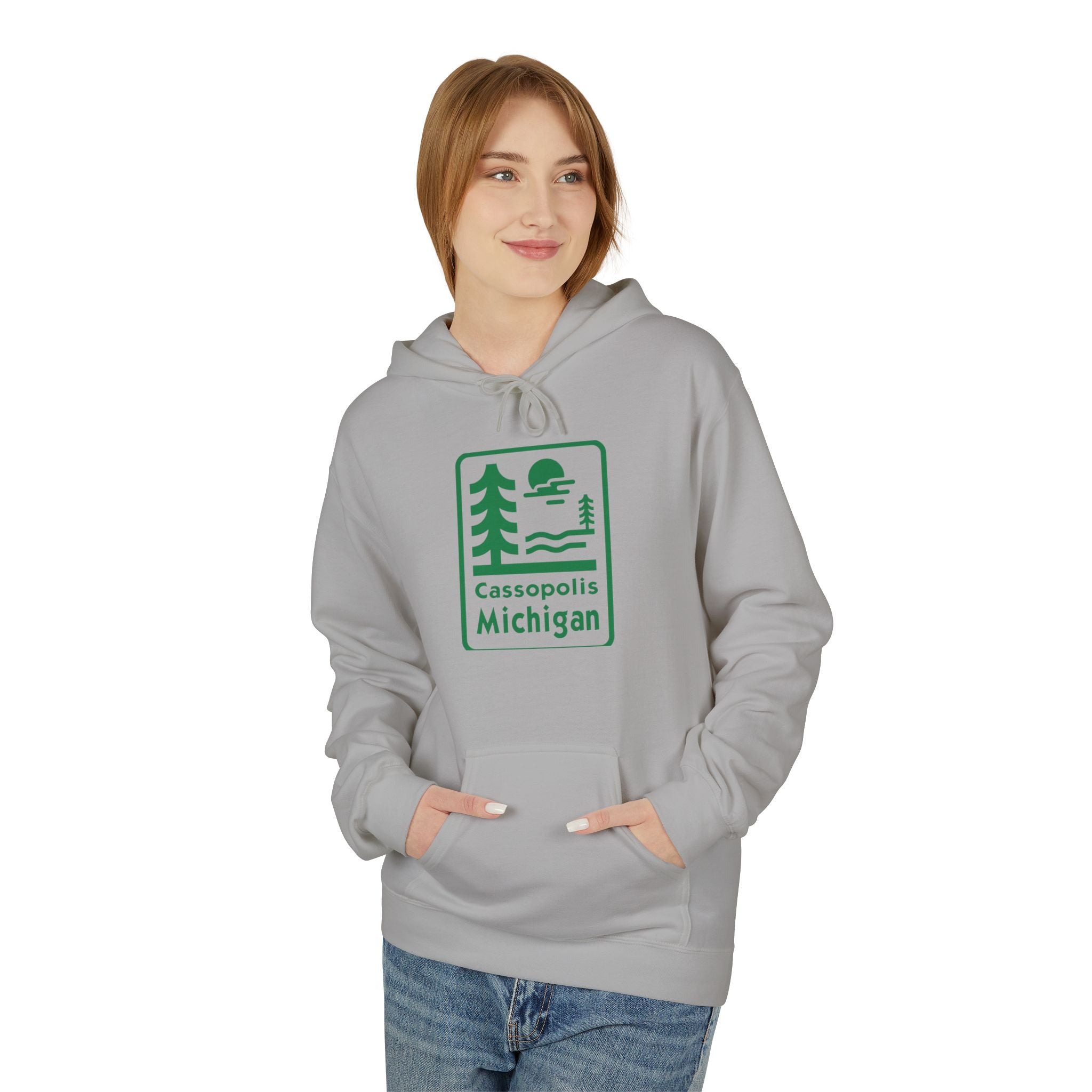 Cassopolis Michigan Outdoor Logo Hoodie