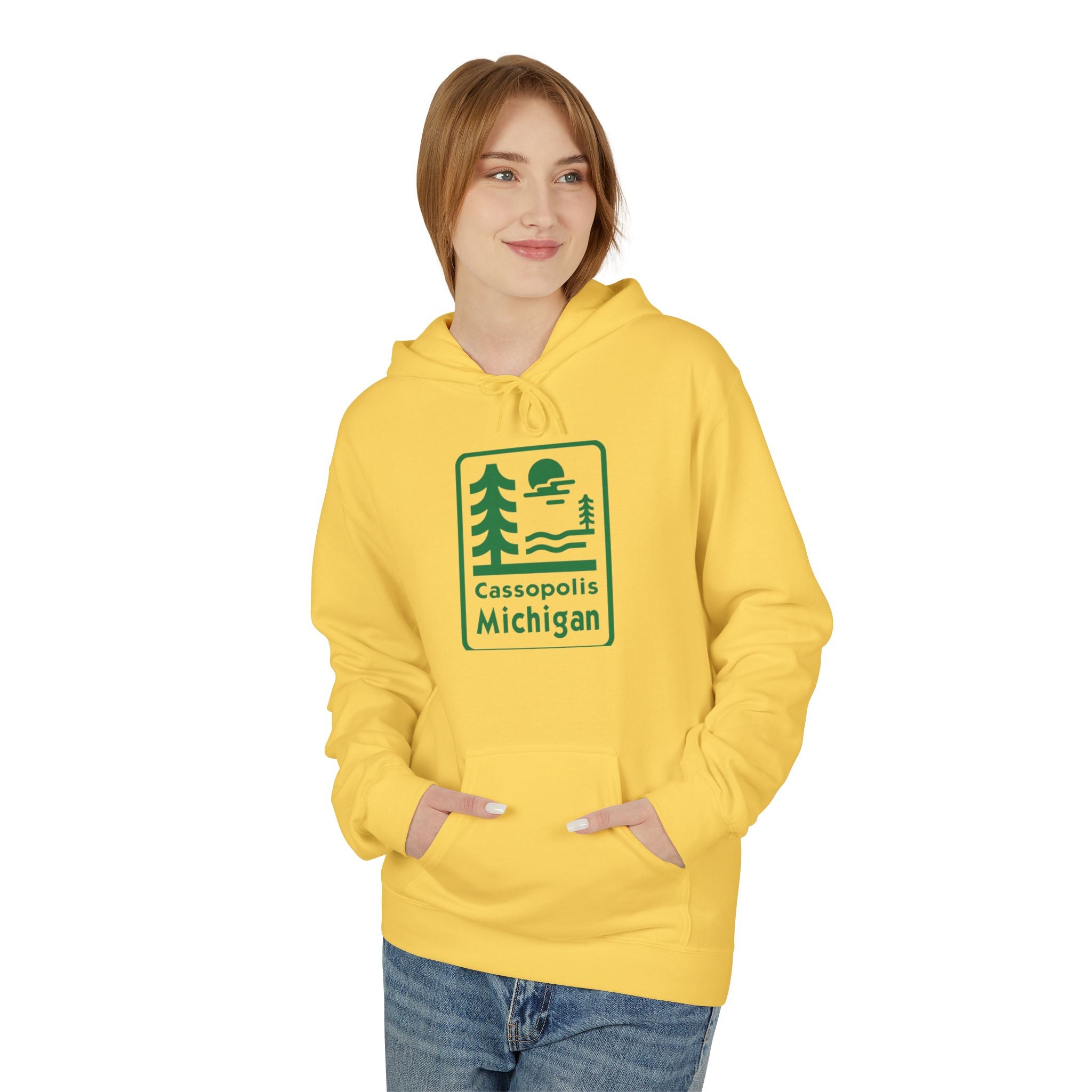 Cassopolis Michigan Outdoor Logo Hoodie
