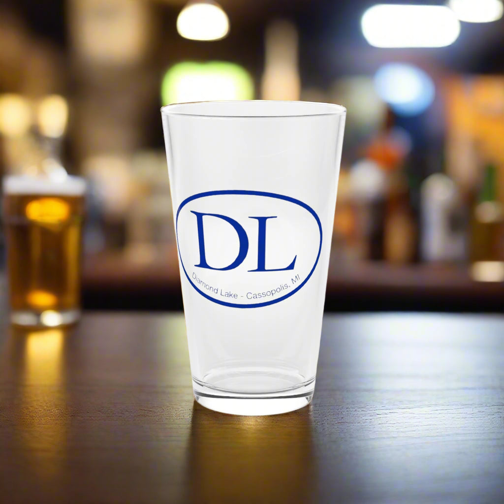 Diamond Lake 16oz Pint Glass