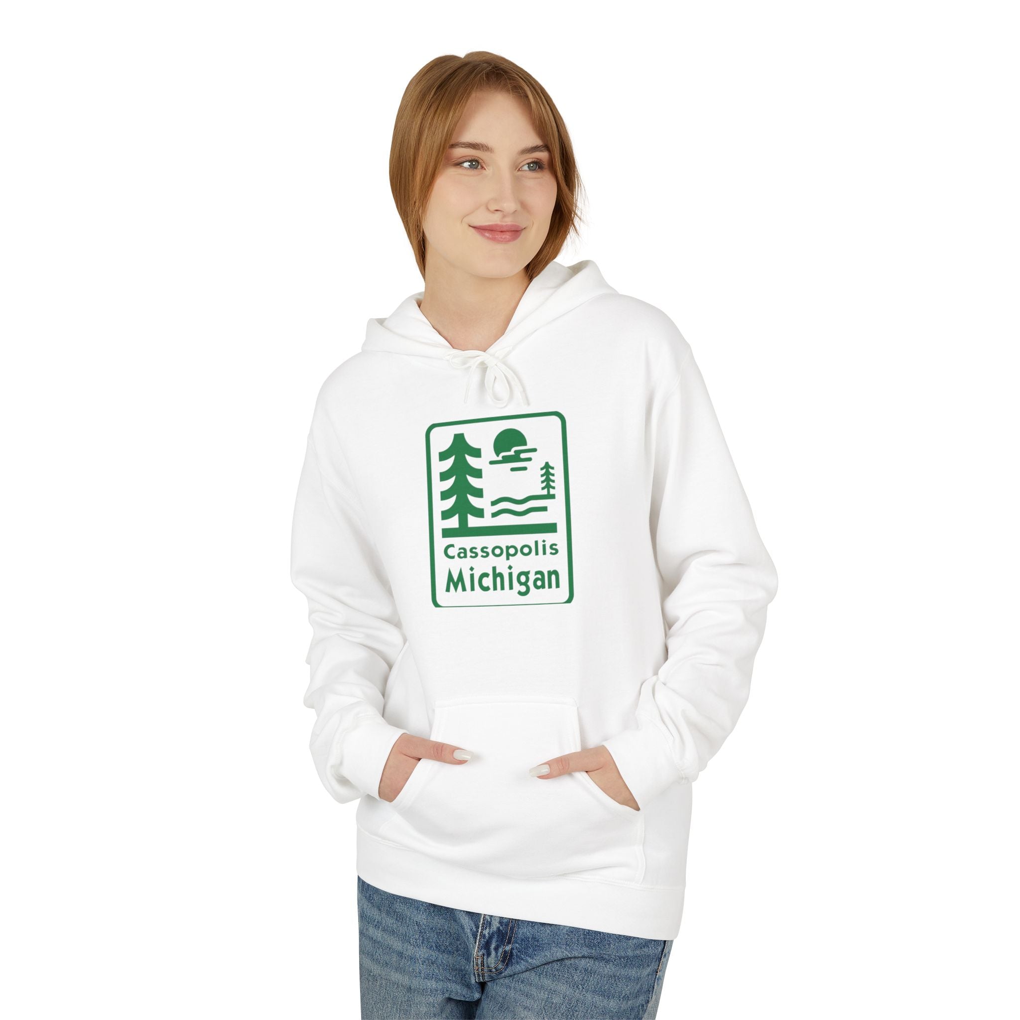 Cassopolis Michigan Outdoor Logo Hoodie
