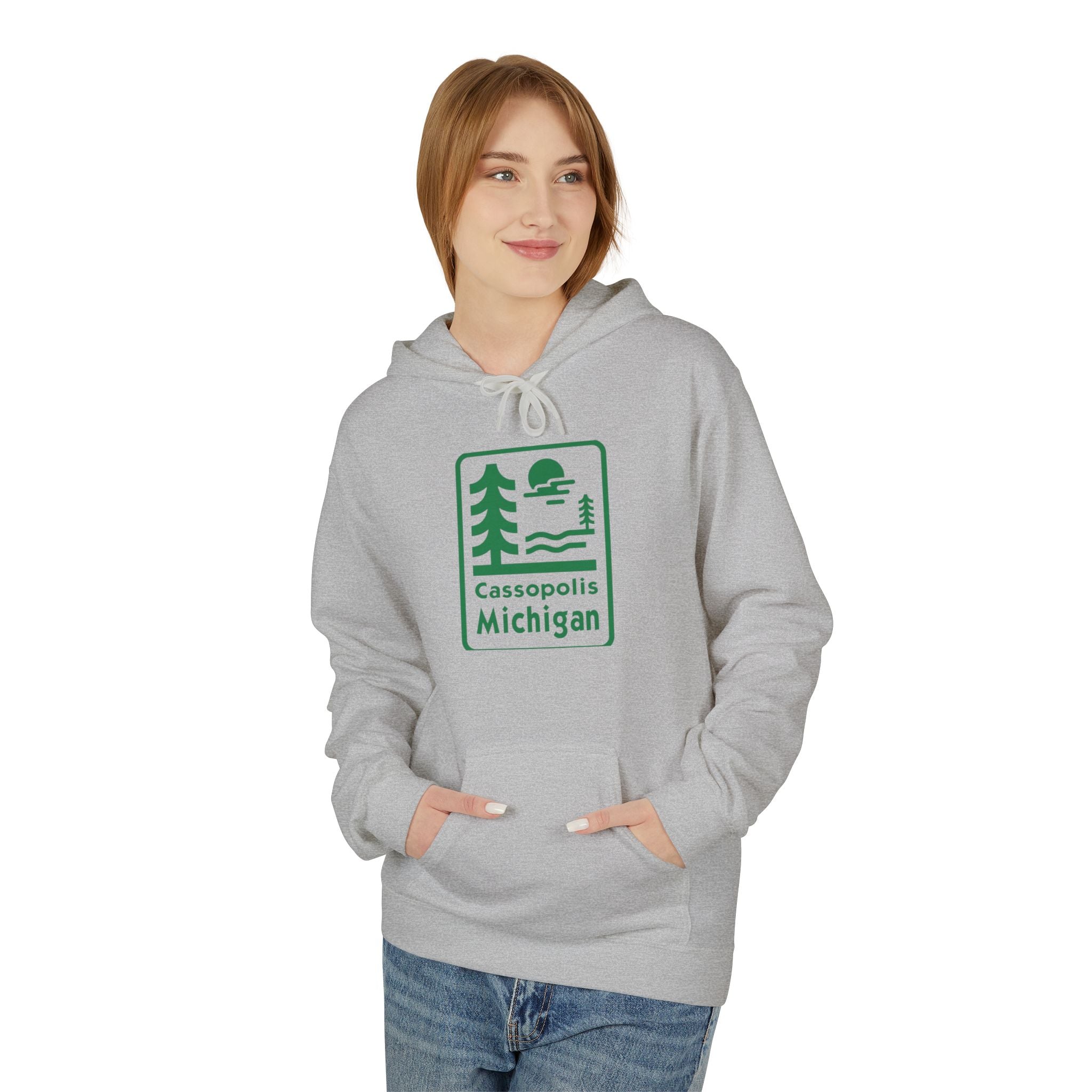 Cassopolis Michigan Outdoor Logo Hoodie