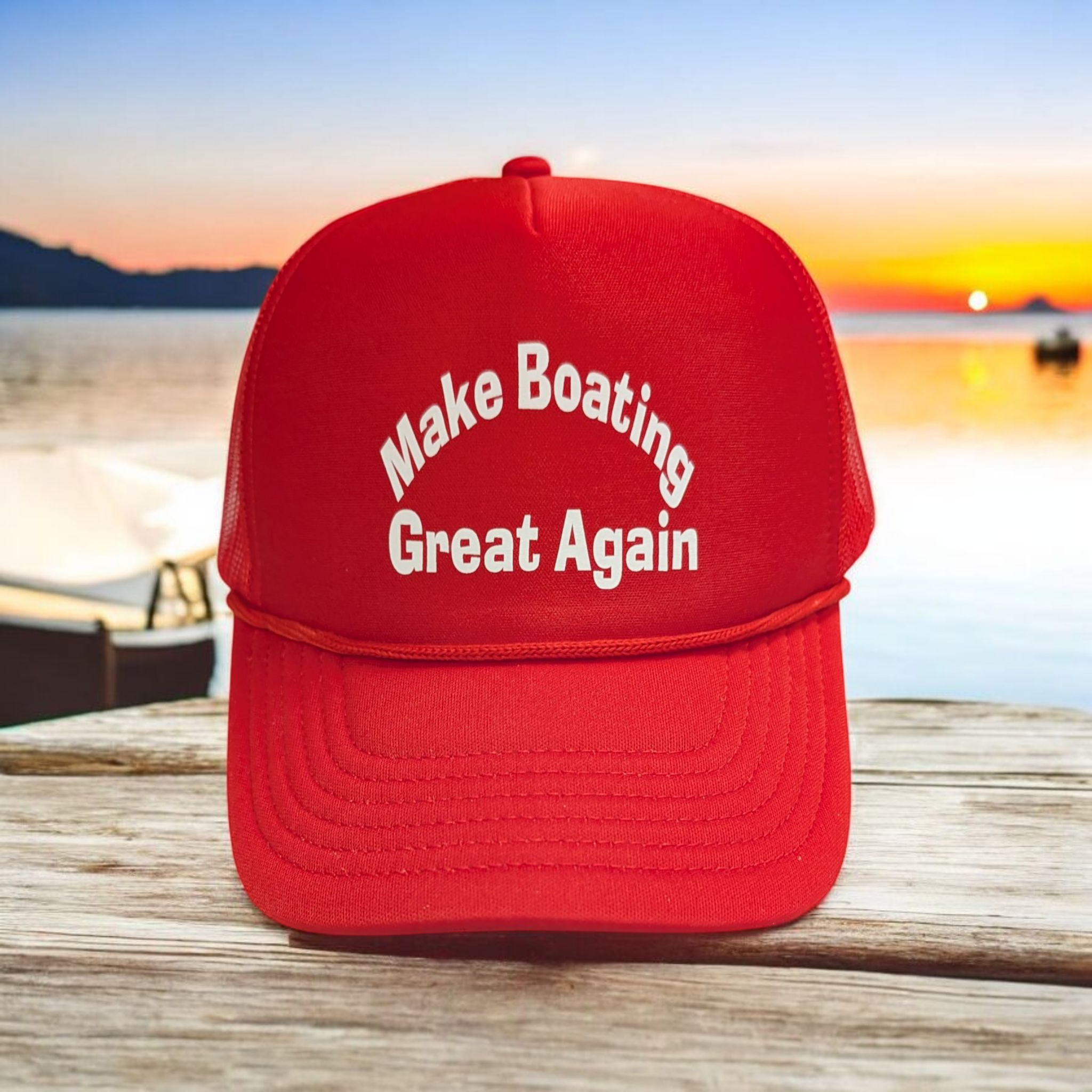 Make Boating Great Again Foam Trucker Hat
