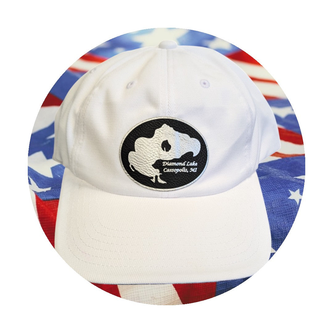 Diamond Lake Hat with Black / Silver Logo