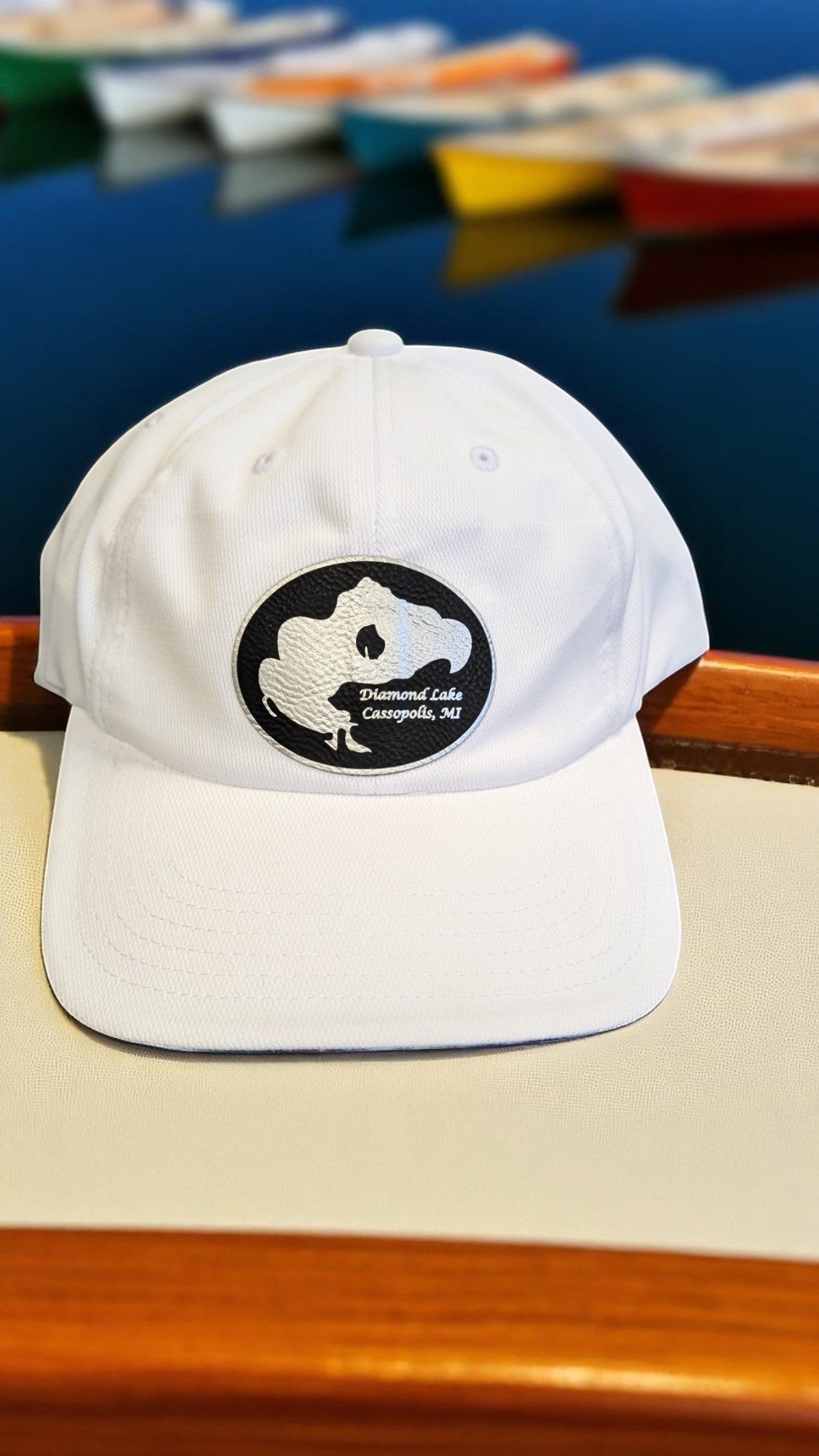 Diamond Lake Hat with Black / Silver Logo