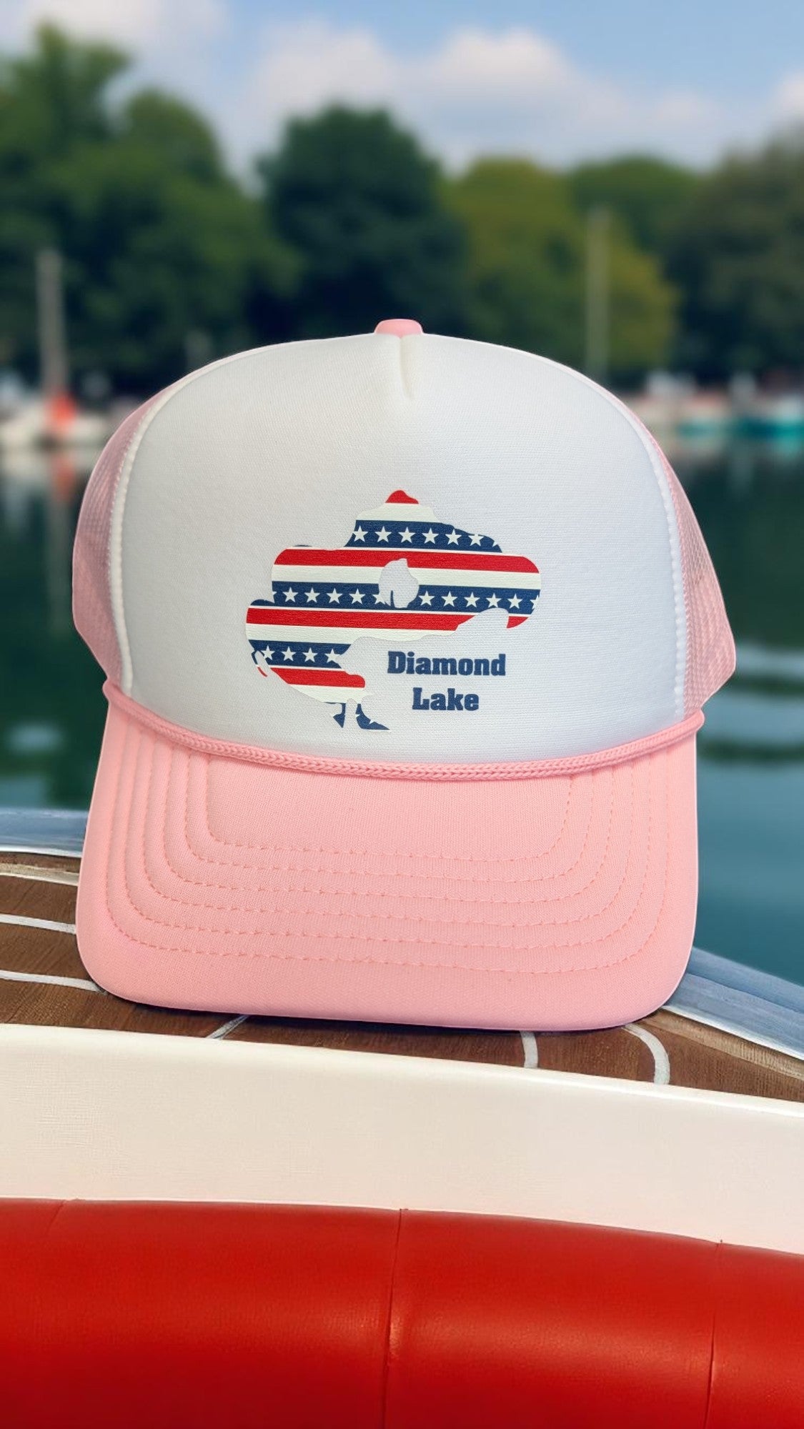Diamond Lake Stars & Stripes Foam Trucker Hat