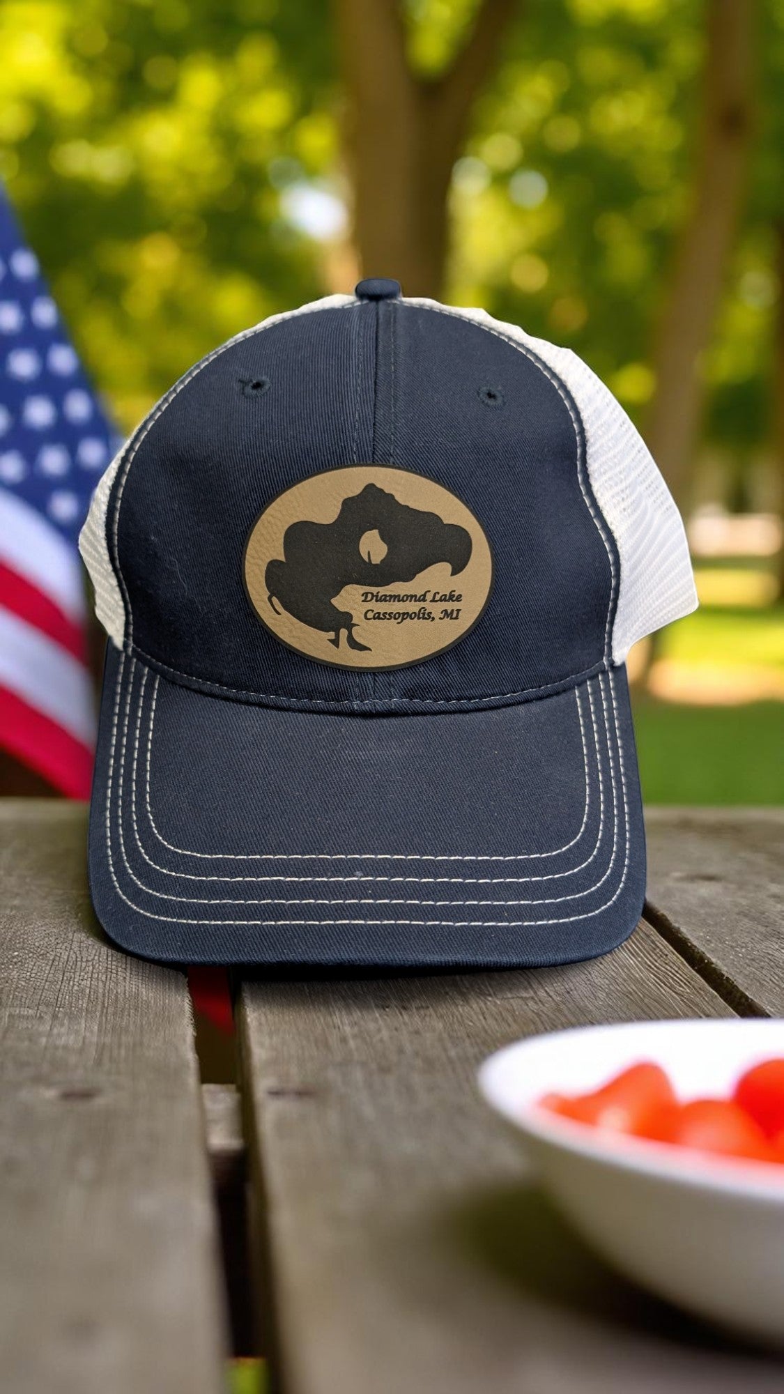Diamond Lake Trucker Hat- (unstructured)