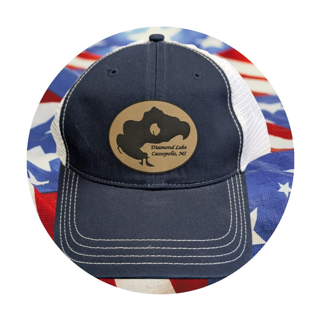 Diamond Lake Trucker Hat- (unstructured)