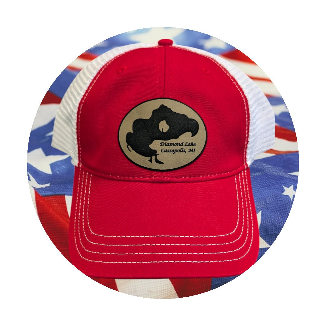 Diamond Lake Trucker Hat- (unstructured)