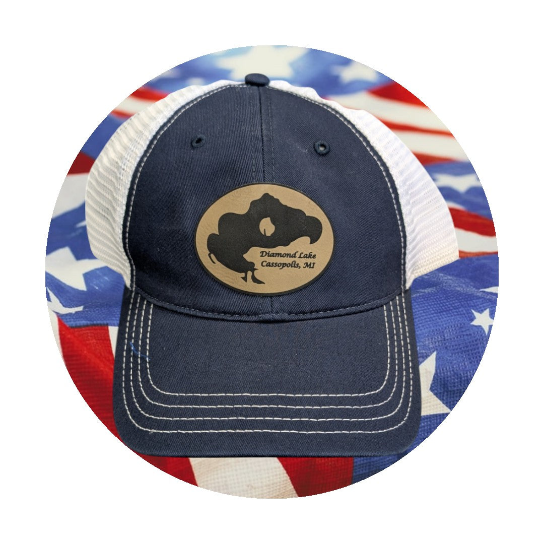 Diamond Lake Trucker Hat- (unstructured)