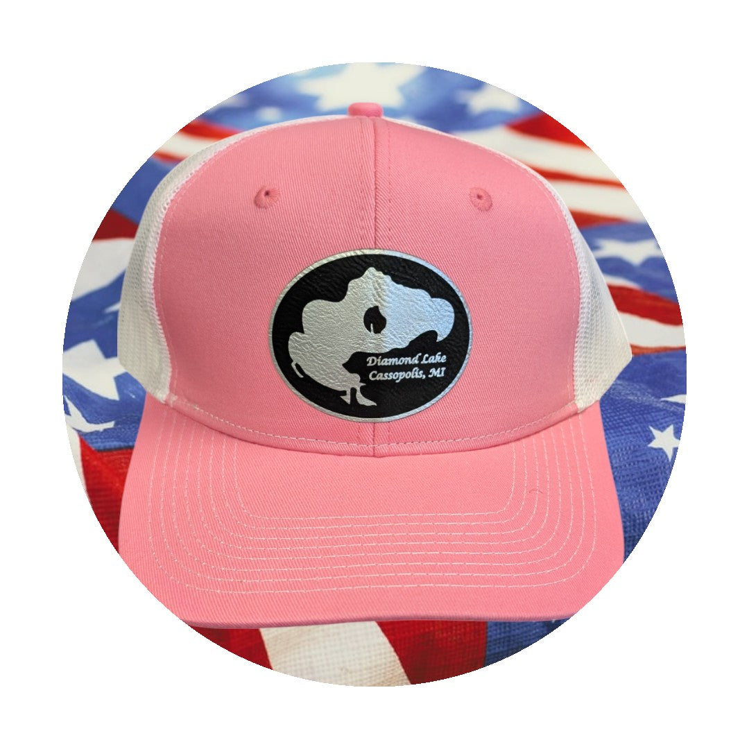 Diamond Lake Hat with Black / Silver Logo