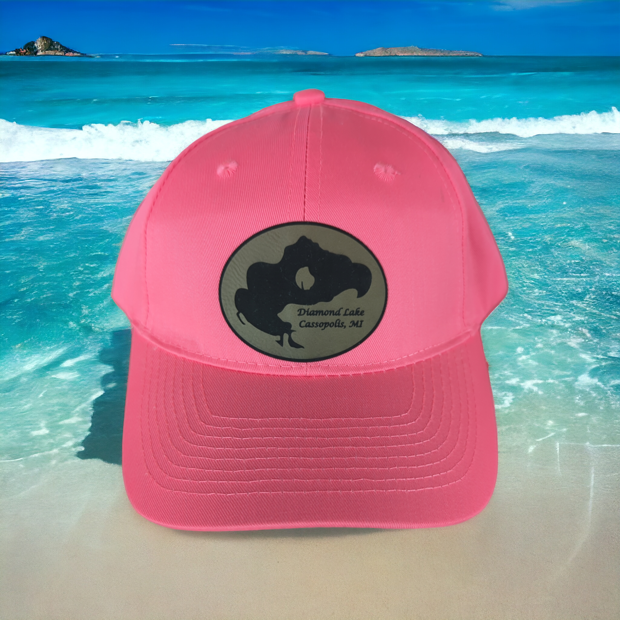 Diamond Lake Baseball Cap with Oval Logo Patch