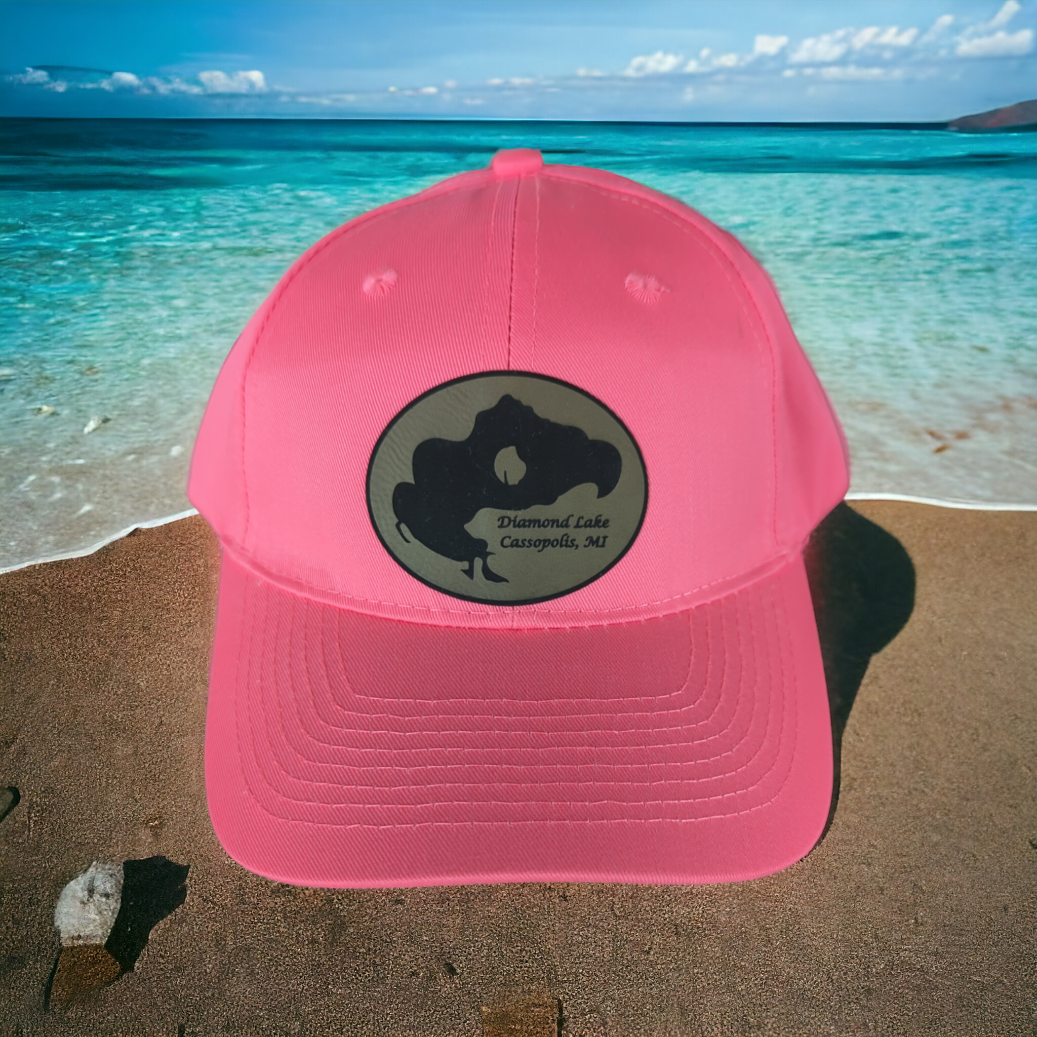 Diamond Lake Baseball Cap with Oval Logo Patch