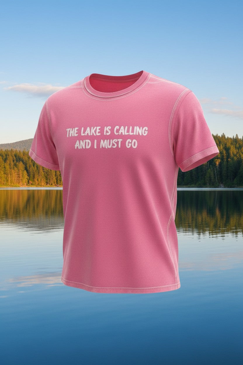 The Lake Is Calling T-Shirt, Lake Life Wear, view 7 of 9