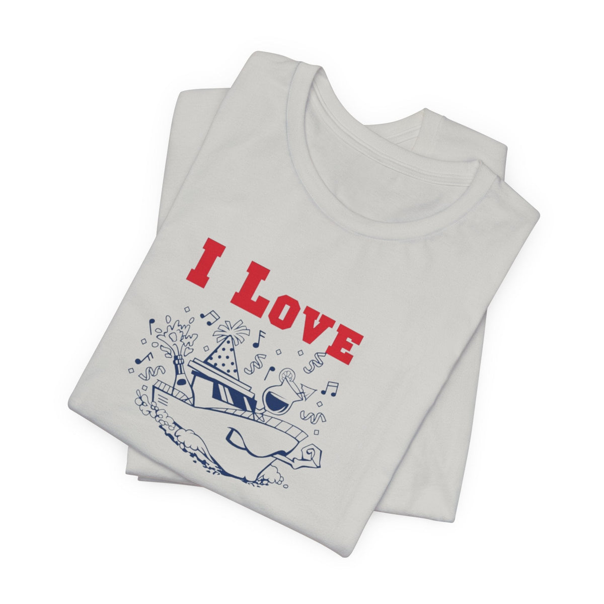 I Love Motor Boatin' T-Shirt, Sport Grey, Lake Life Wear, view 6 of 12