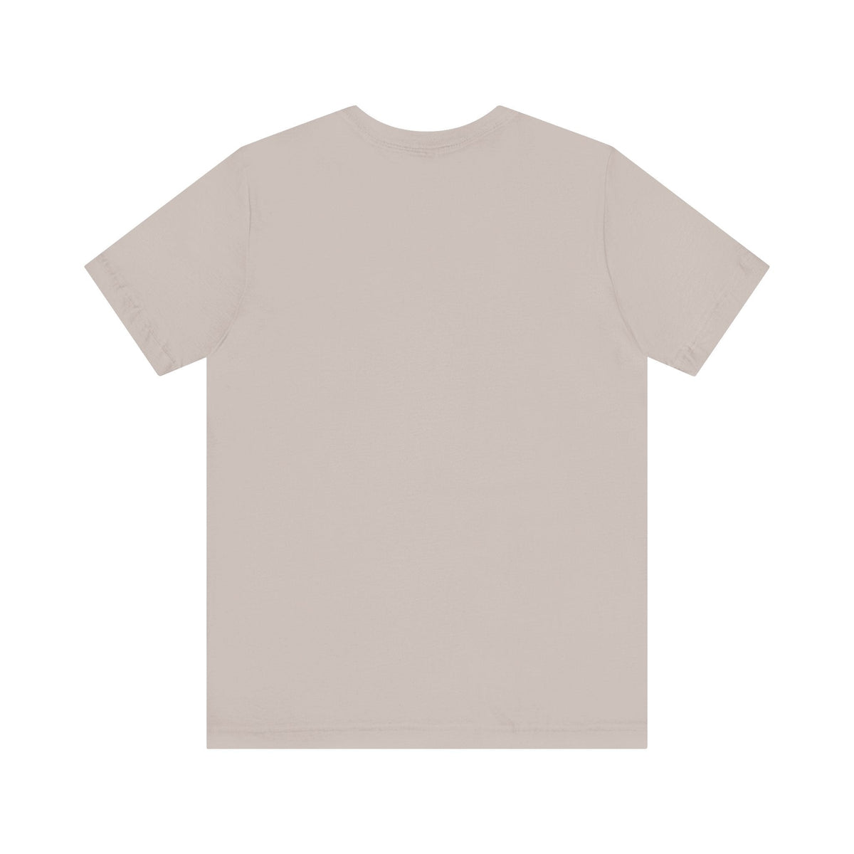 Lakelifewear sport grey short-sleeve t-shirt, back view of a plain casual boating shirt.