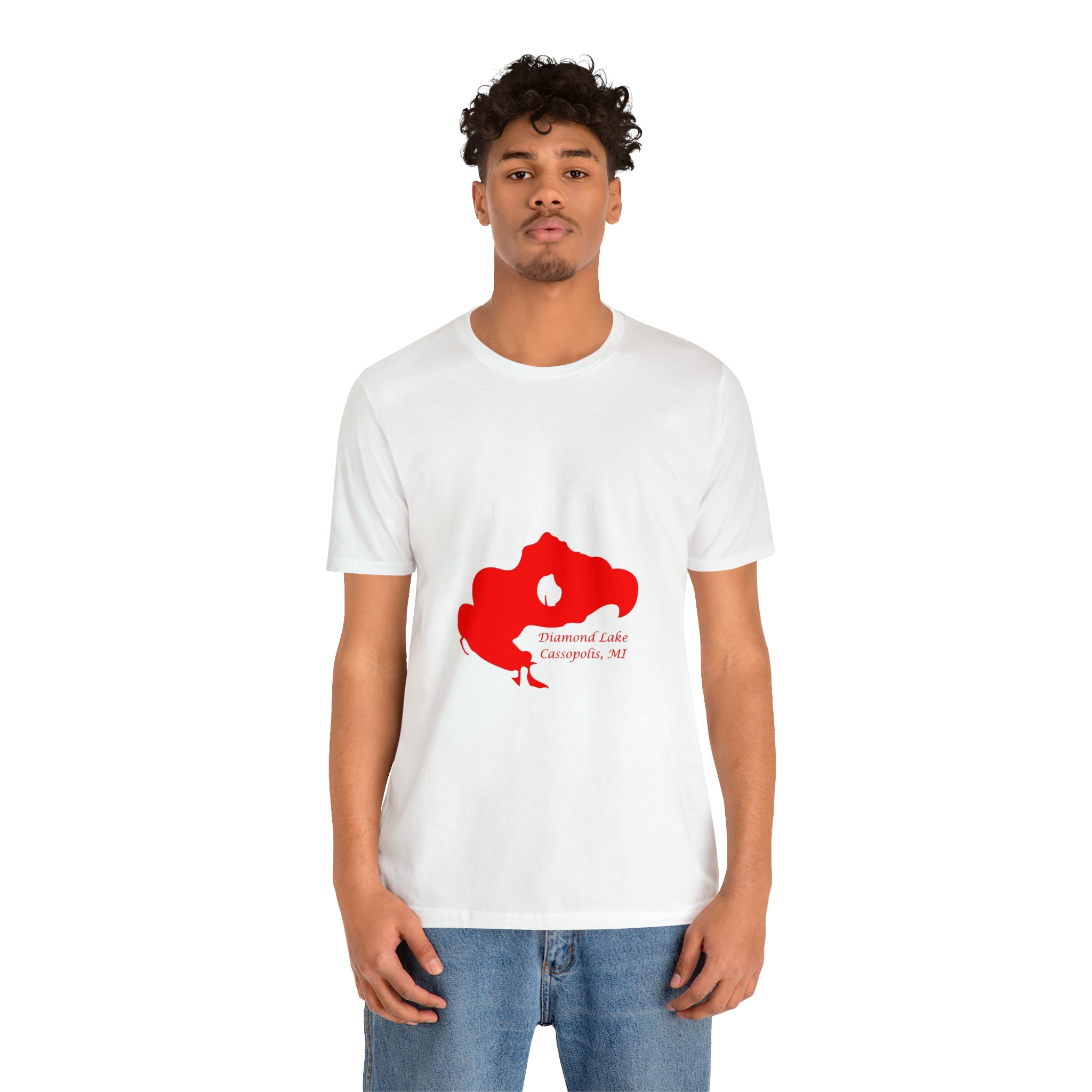 Diamond Lake Unisex Jersey Short Sleeve Tee White