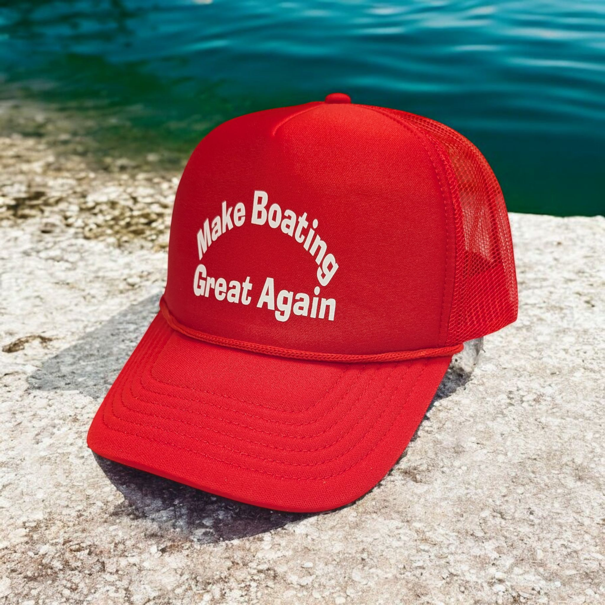 Make Boating Great Again Foam Trucker Hat