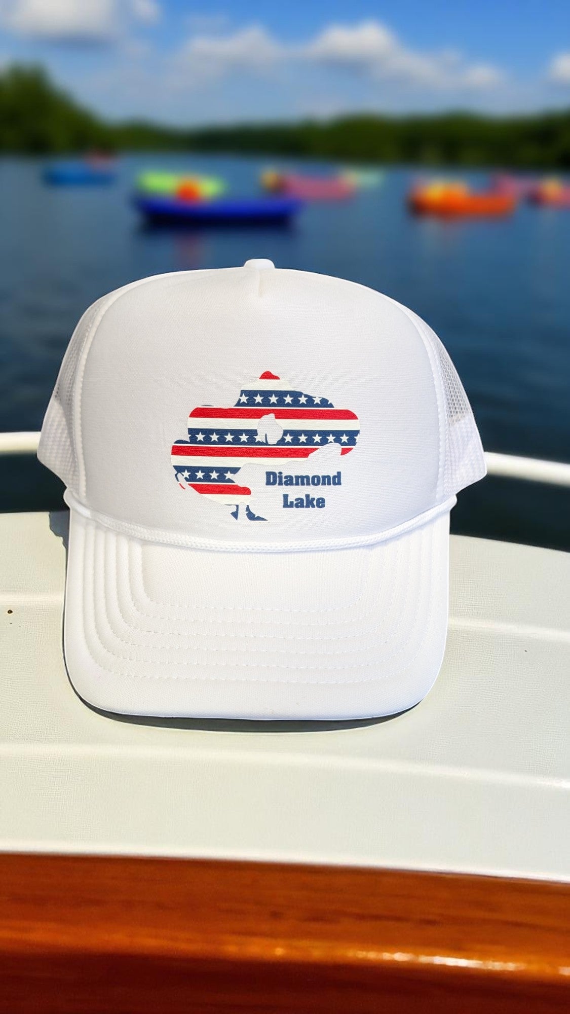 Diamond Lake Stars & Stripes Foam Trucker Hat
