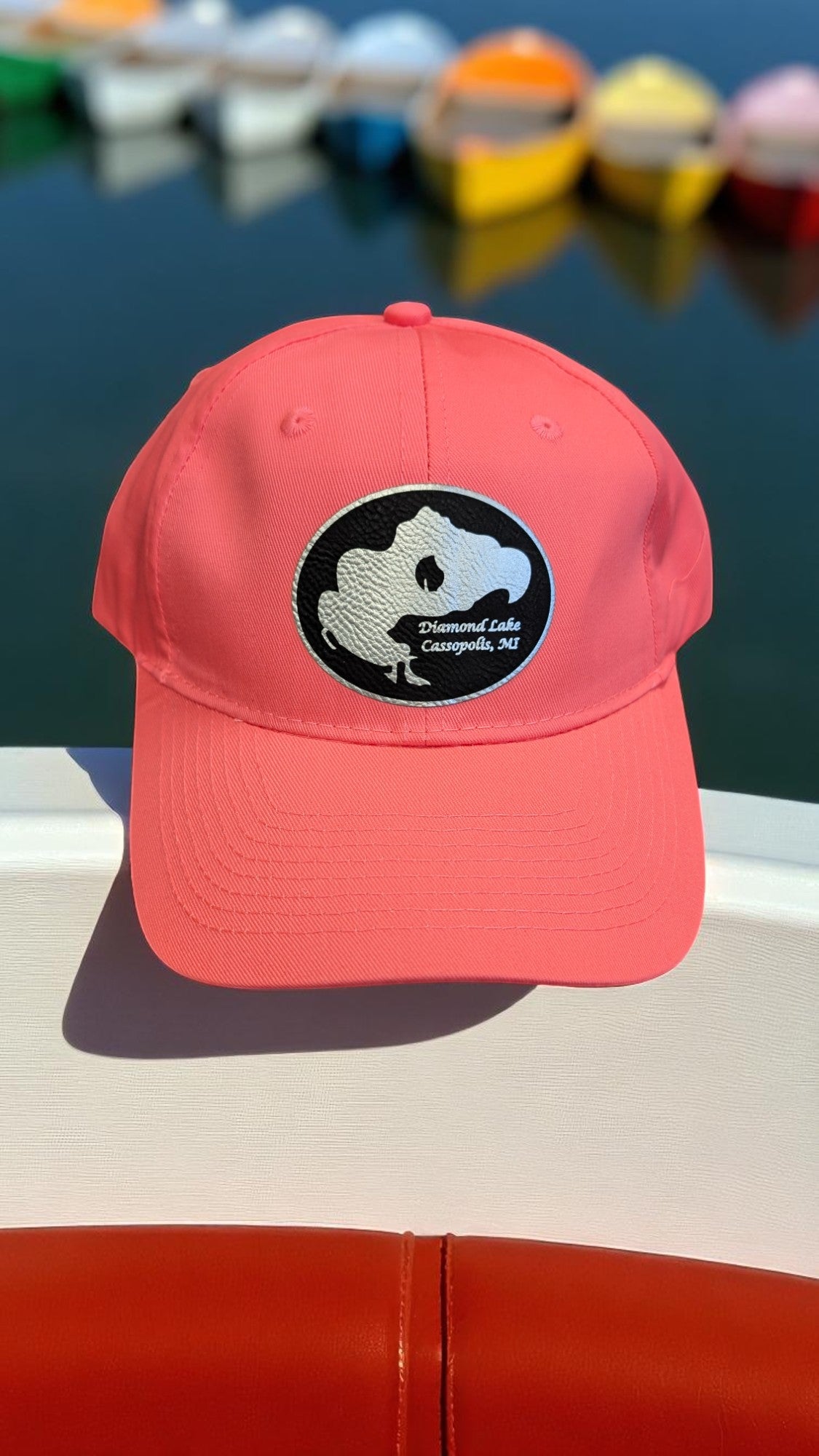Diamond Lake Hat with Black / Silver Logo