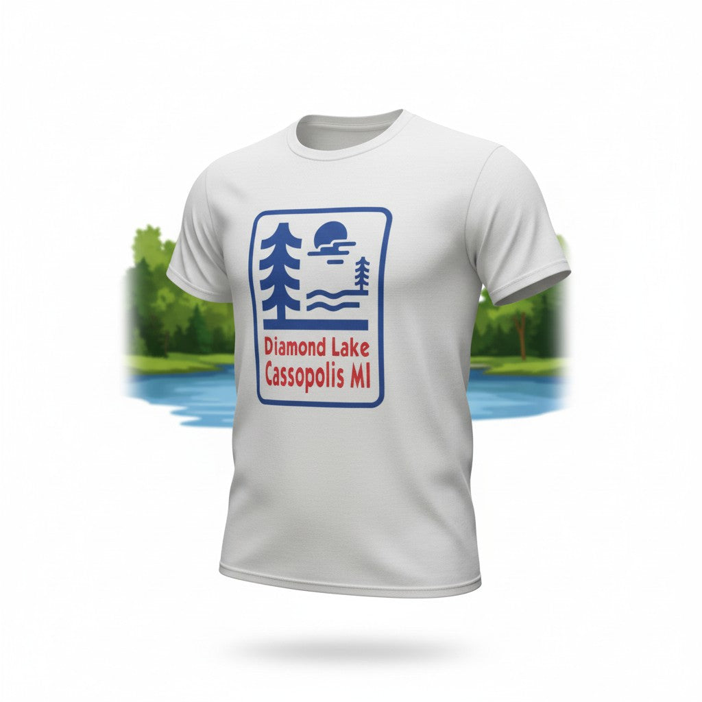 Diamond Lake Cassopolis Michigan T-Shirt