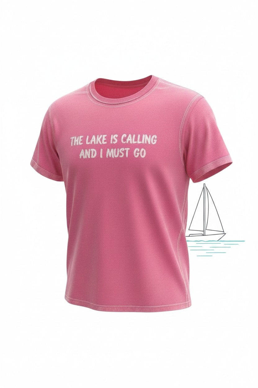 The Lake Is Calling T-Shirt, Lake Life Wear, view 9 of 9